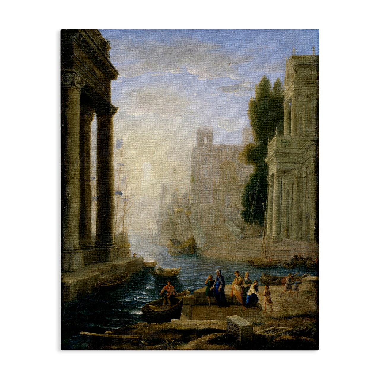 Stupell Industries Classic Claude Landscape Canvas Wall Art Design by one1000paintings